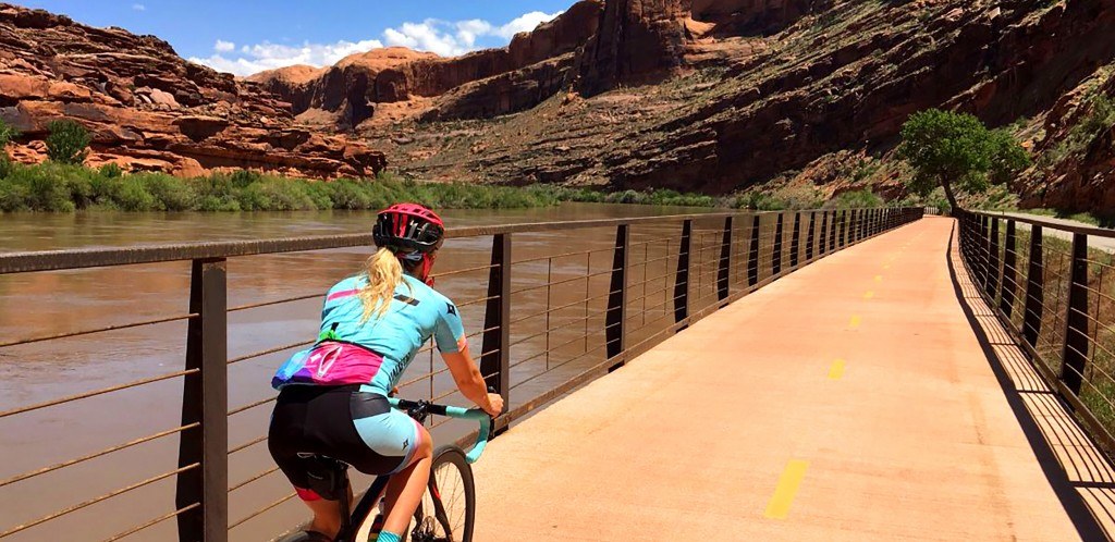 Caroline Gleich Biking 2